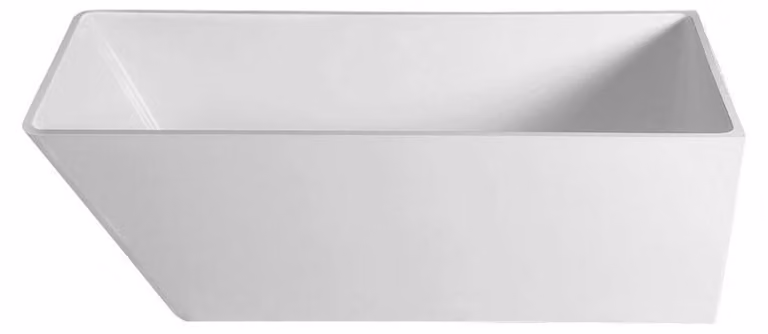 HERHIS bagno minerale fuso 170x72x63cm, bianco