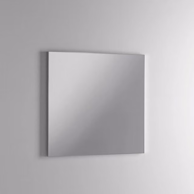 Specchio quadrato TFT Leader da parete, trasparente, L: 70 cm, H: 70 cm, P: 2 cm