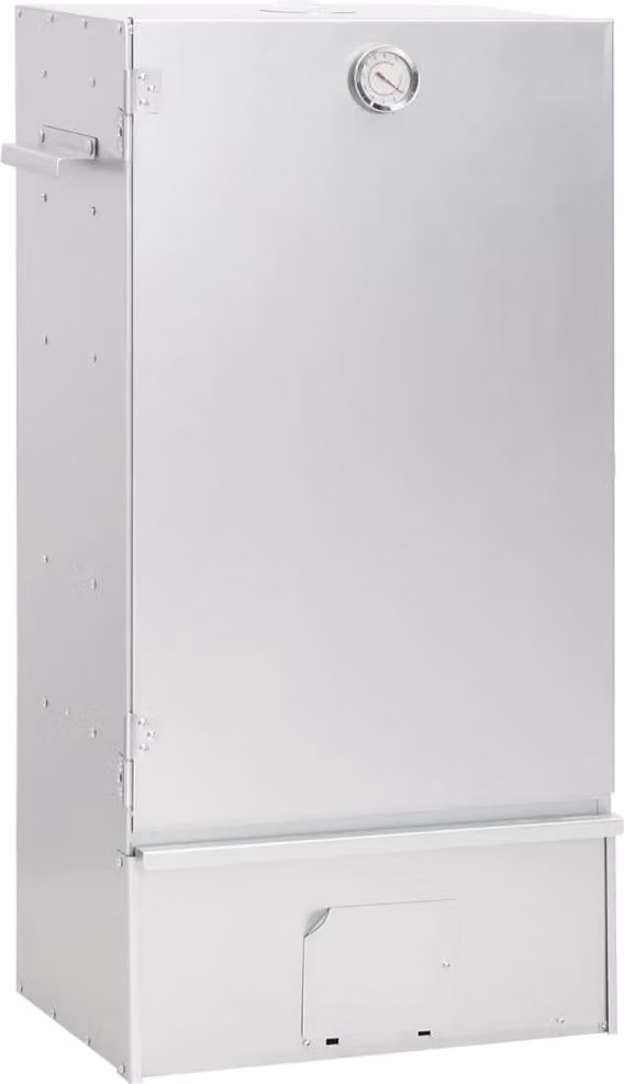 Forno Affumicatore BBQ con Tavolino in Acciaio Zincato