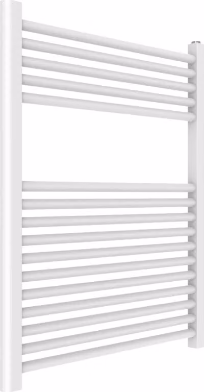 Termoarredo idraulico bagno 65x77 in acciaio bianco