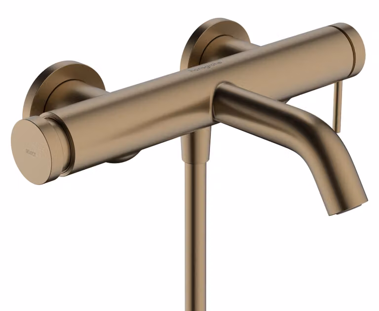 hansgrohe Tecturis S robinetterie de baignoire monocommande apparente, portée 209mm, 73422140, 73422140