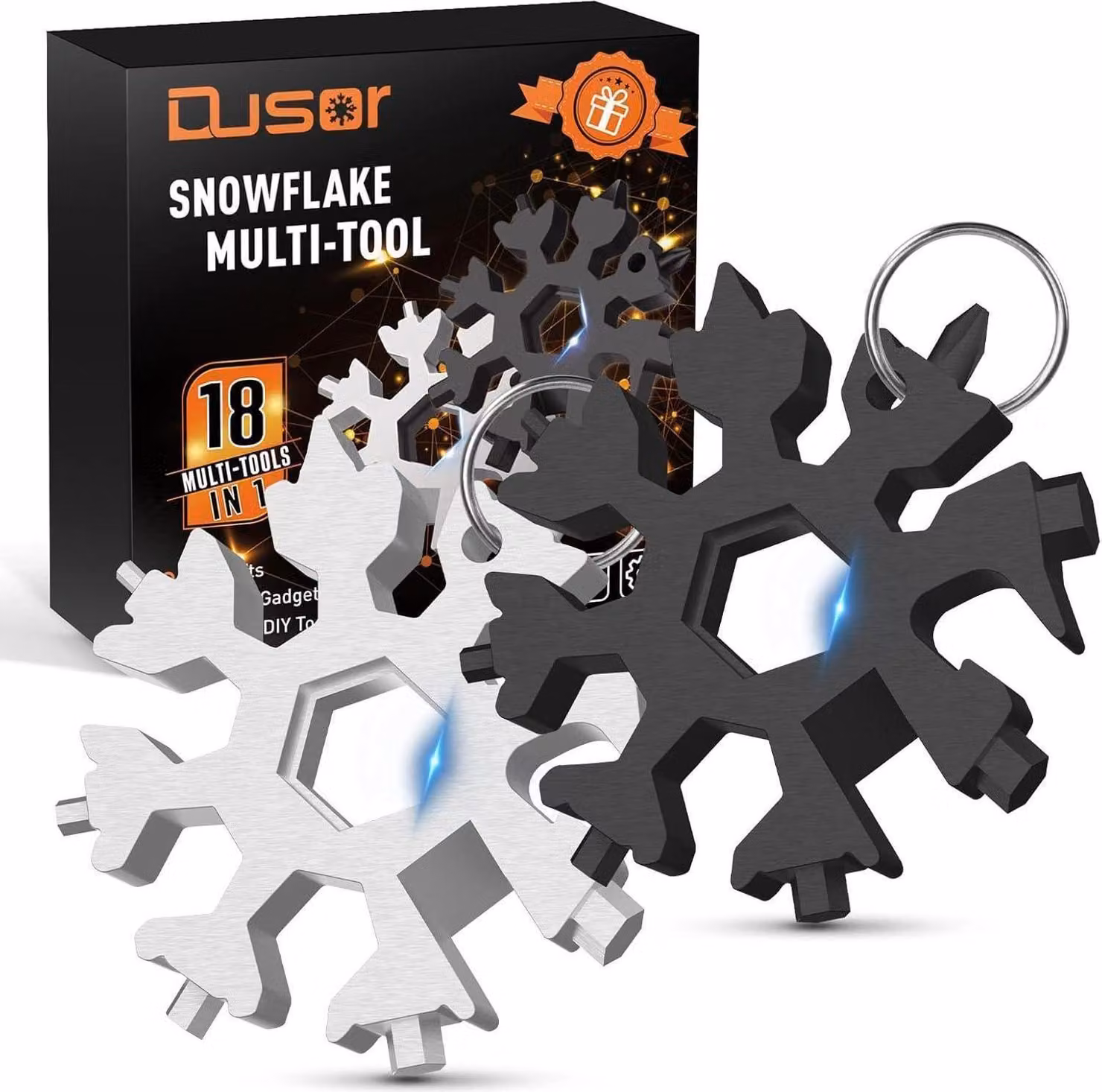 Dusor Calendario dell'Avvento Riempimento Multitool Uomo Regali di Natale