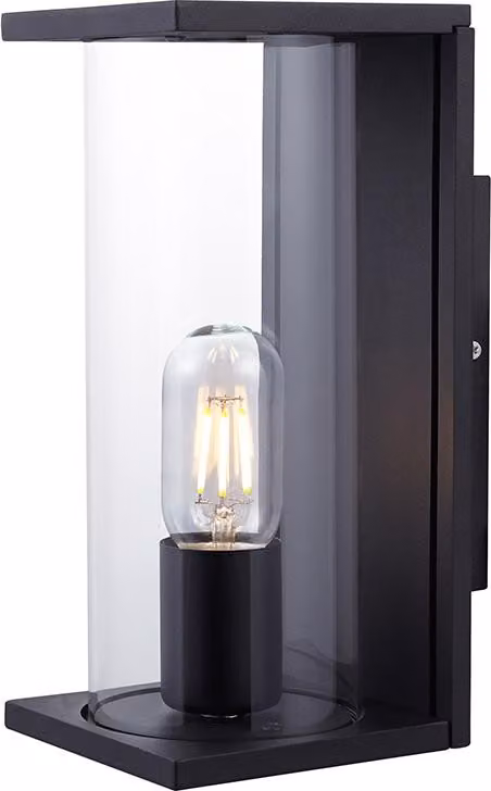 V-TAC Lampada LED da Giardino Cilindrica con Portalampada E27 – Vetro Trasparente – IP44 – SKU 24087