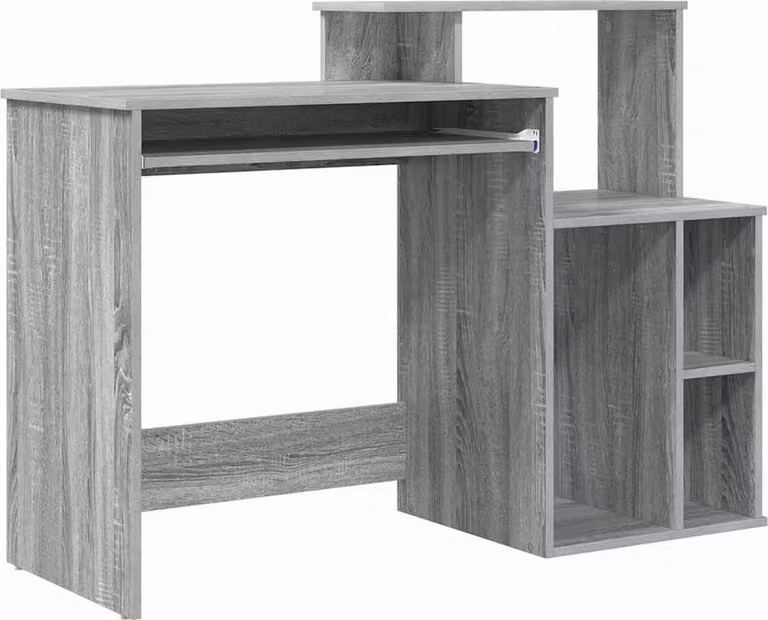 Scrivania Grigio Sonoma 120,5 x 44 x 88,5 cm Legno multistrato