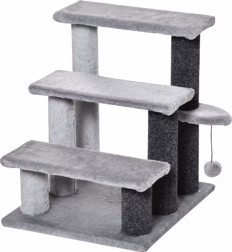 Aga Scaletta per gatti 48x40x45 cm Grigio