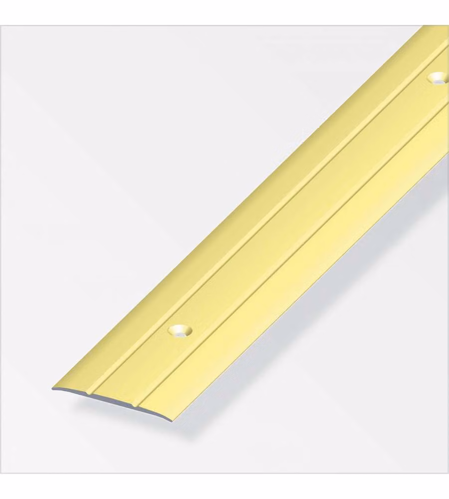 Profilo Di Raccordo 37X2,5 Alluminio Ottone 1Metro