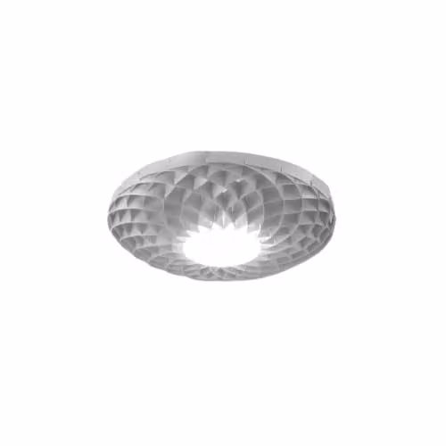 Applique Moderna Polilux ® Argento 1 Luce Led Integrato 20W 3000K