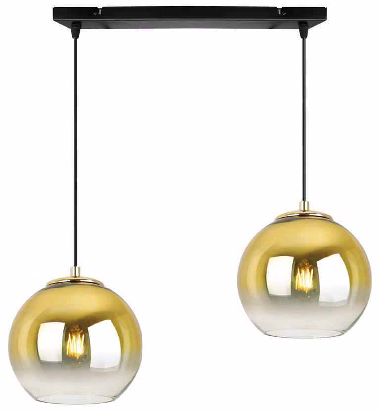 Lampada a sospensione Lampadario Lampadario dorato Paralume 15 cm