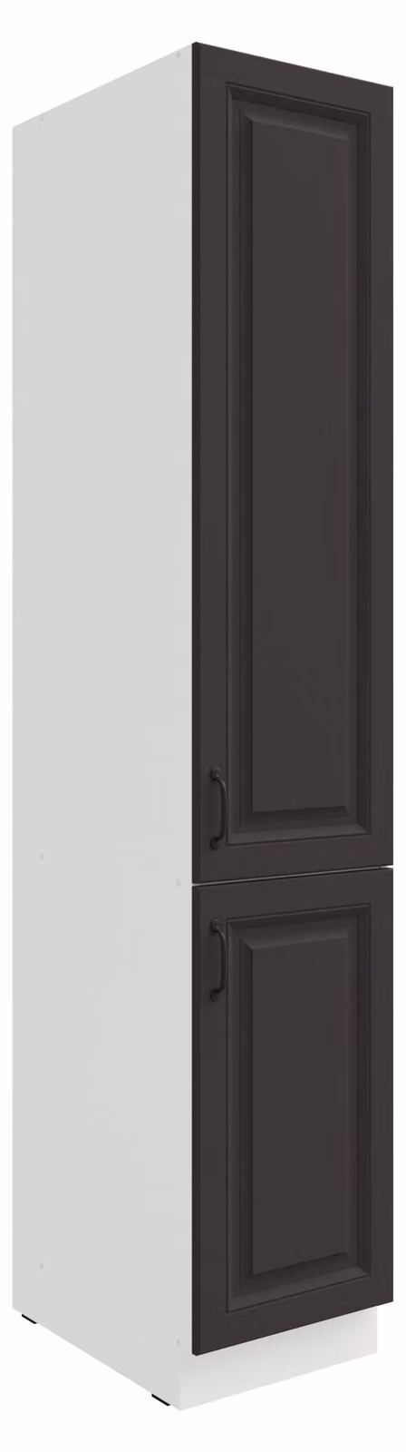 Armadio alto per dispensa da cucina, 40 cm, modello Stilo, colore grigio, ideale per cucine a parete o blocchi cucina