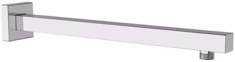 Braccio doccia da 40 cm, in acciaio inossidabile, per soffione, ideale per docce, colore argento