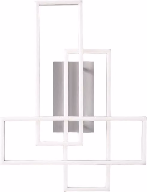 Plafoniera LED Dyana P 60W 3093lm 3000K in Alluminio Bianco Satinato, Dimmerabile a Taglio di Fase, Luce Diretta - Gealuce