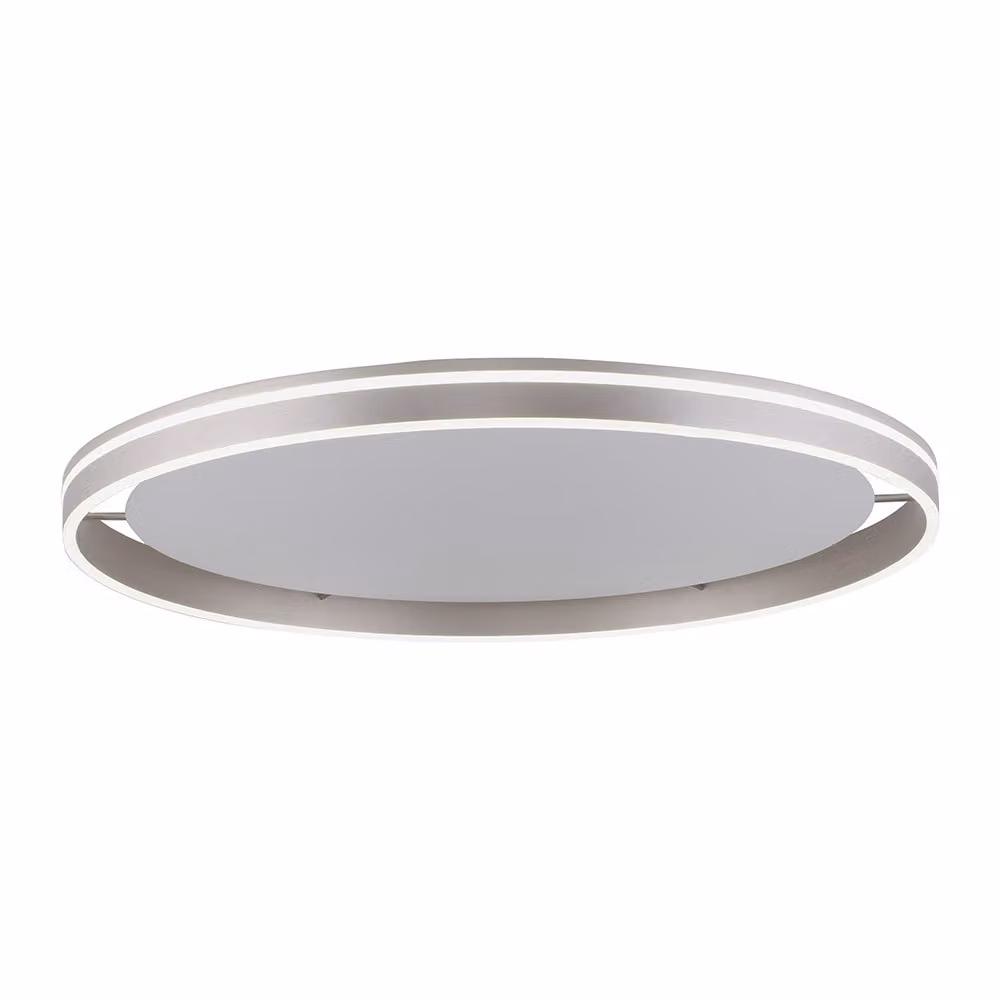 Lampada da soffitto a LED Q-Vito Ø 79 cm CCT acciaio