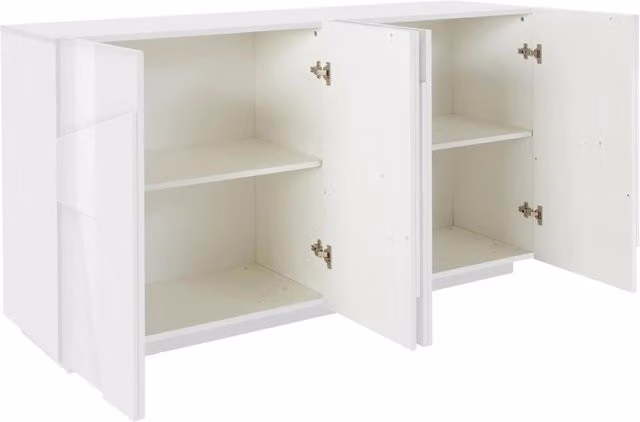 Mobile PING L 162.4 x H 86 x P 44.2 cm bianco lucido
