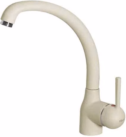 Rubinetto Miscelatore Cucina Elleci Po Granitek Bianco Antico MGKPO62
