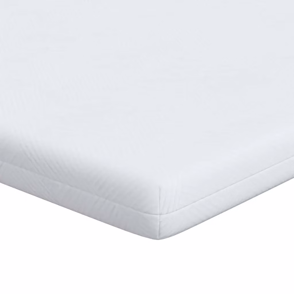 Topper per materasso vidaXL in tessuto Jacquard bianco L/P: 160 x 200 cm – 2