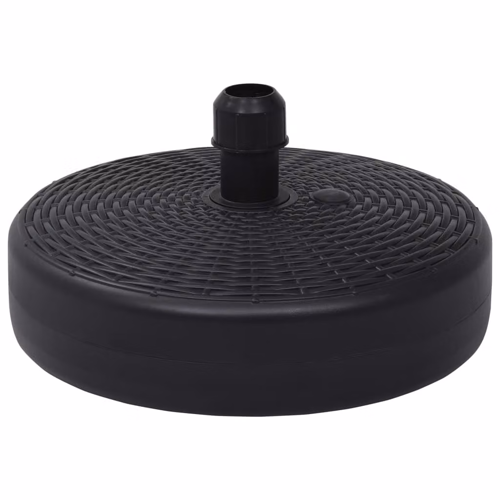 Supporto per ombrellone sabbia/acqua 24 L nero