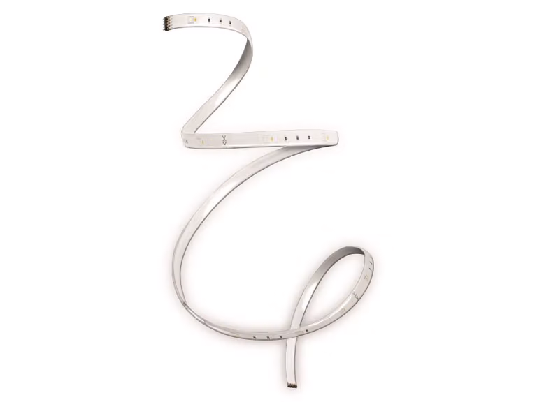 Strisce LED decorative LEDVANCE SMART+ da 1 metro, con tecnologia RGB e tonalità calda, in silicone trasparente, dimmerabili, con grado di protezione IP20, ideali per l'illuminazione indiretta in ambienti interni