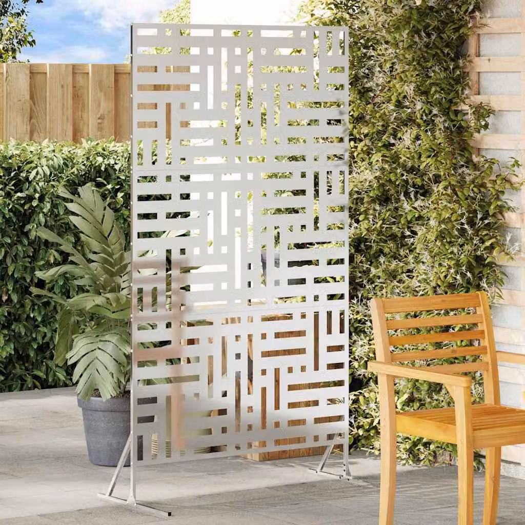 Maison Exclusive - Schermatura 100 x 50 x 180 cm Acciaio zincato argento