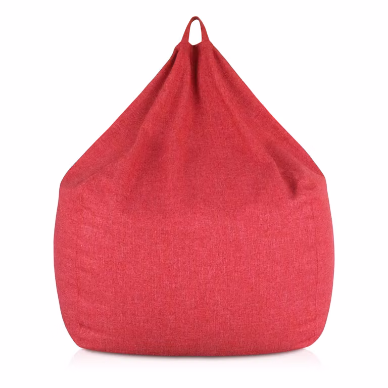 Poltrona sacco Pouf Piuma Rosso XL