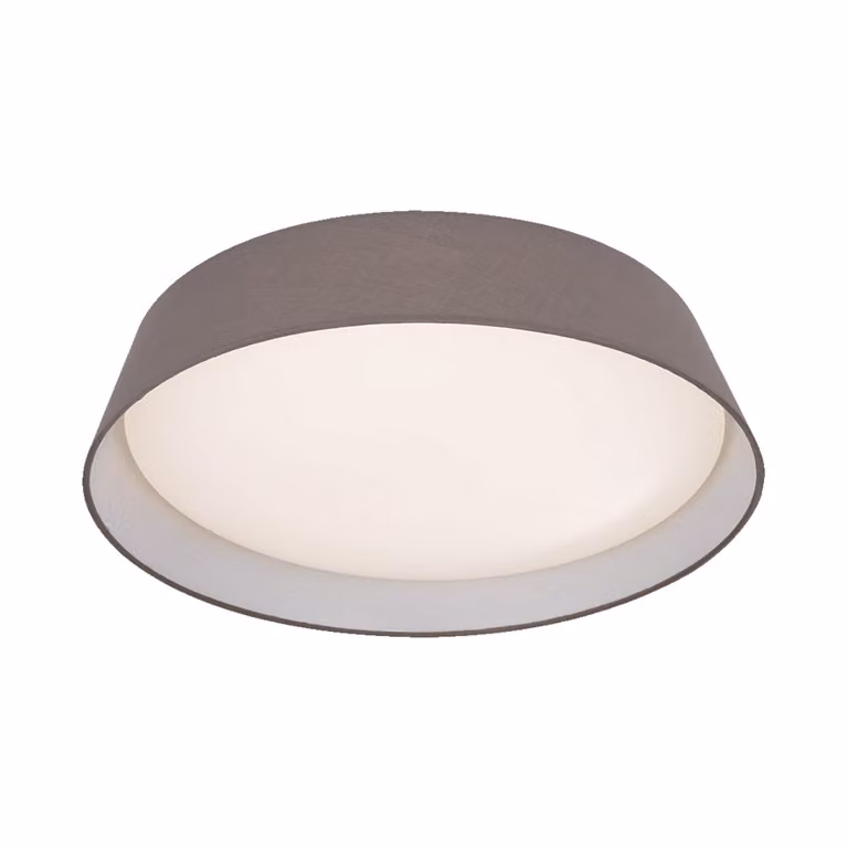 Plafoniera LED VASCO 24W 4000K Ø 42,5 cm metallo/plastica/tessuto