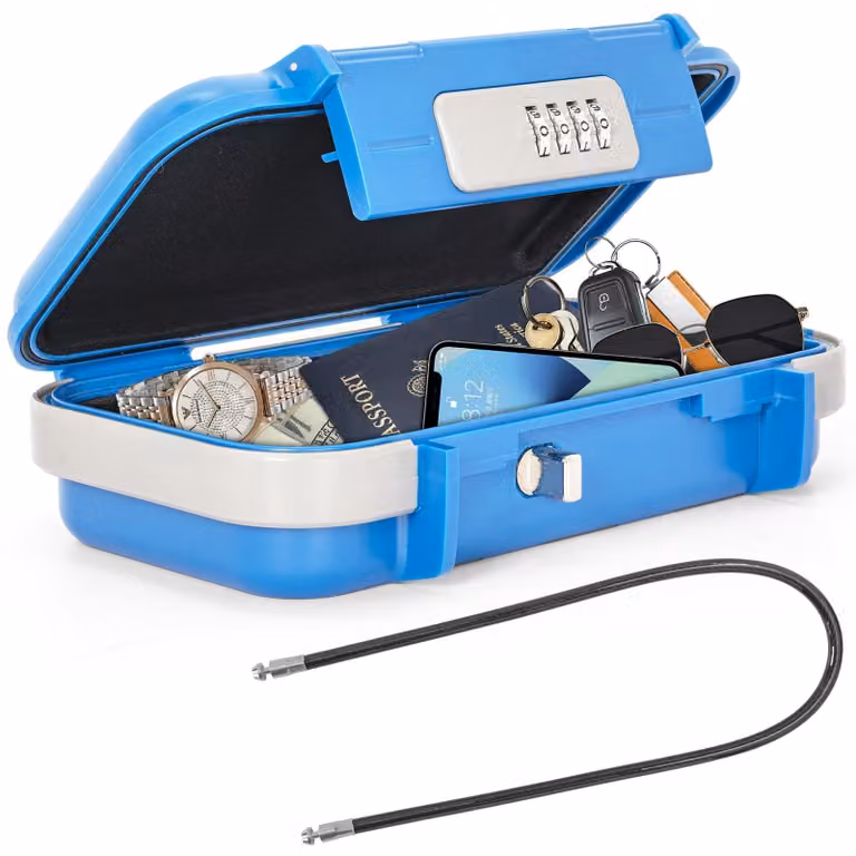 Omgoods - Cassaforte portatile con serratura a combinazione