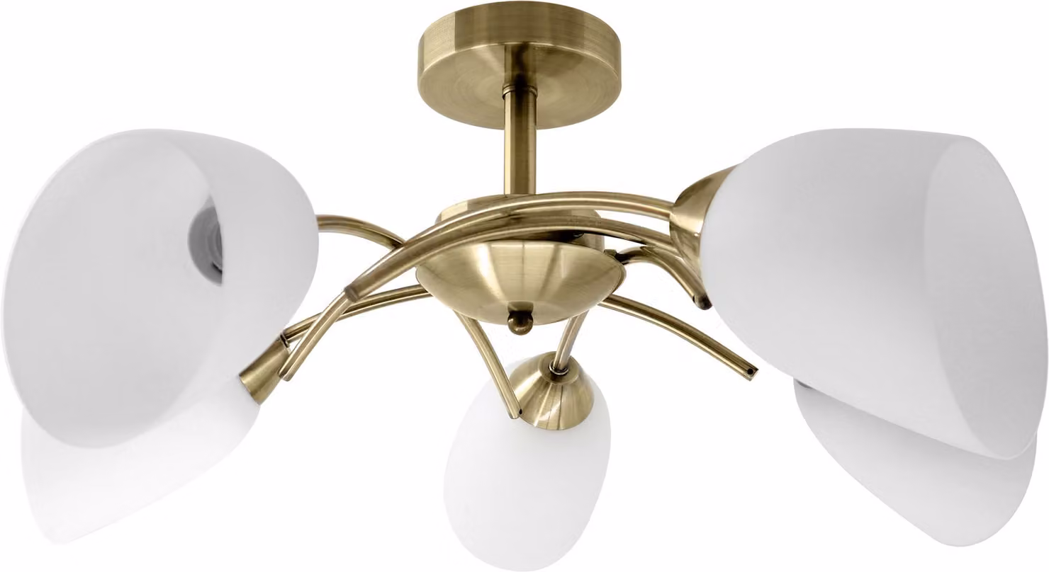 Classico lampadario a soffitto pendente Activejet NIKITA Patina 5xE27 per soggiorno