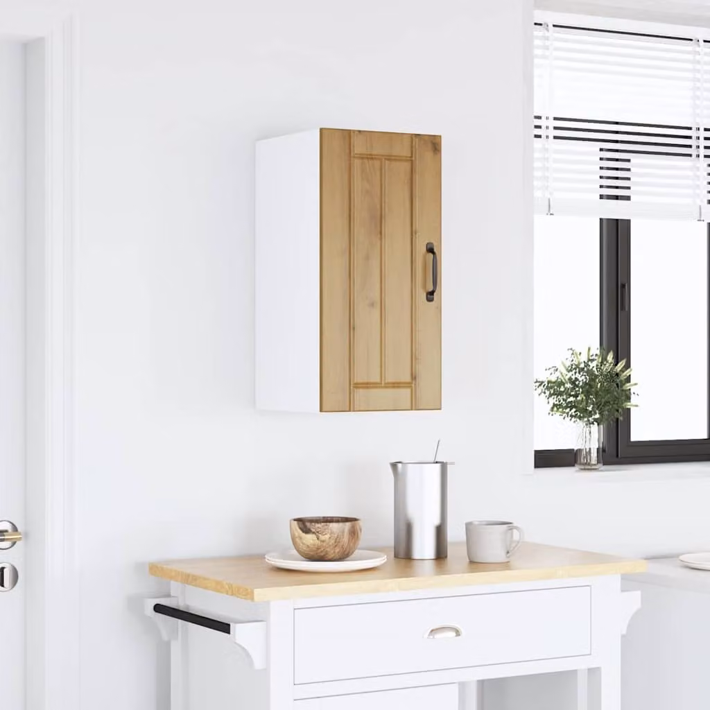 Pensile da Cucina Lucca Rovere Artigianale in Legno Multistrato