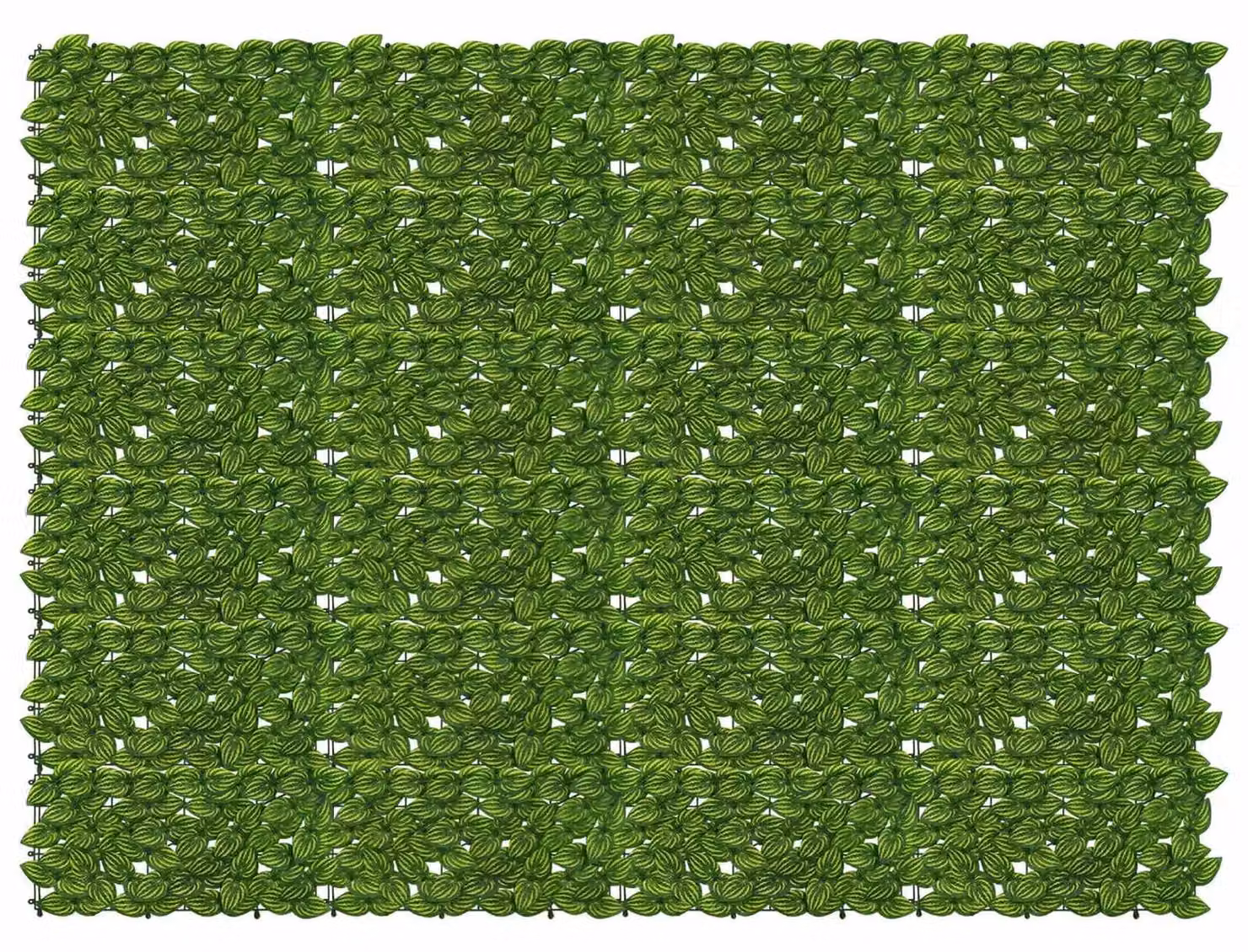 Schermo per balcone con foglie Verde e Giallo 200 x 150 cm