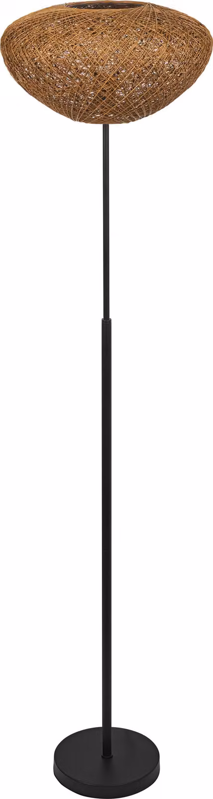OSRAM Decor Paper Drop Floor Lampada da terra decorativa in carta e metallo, con attacco E27, IP20, beige