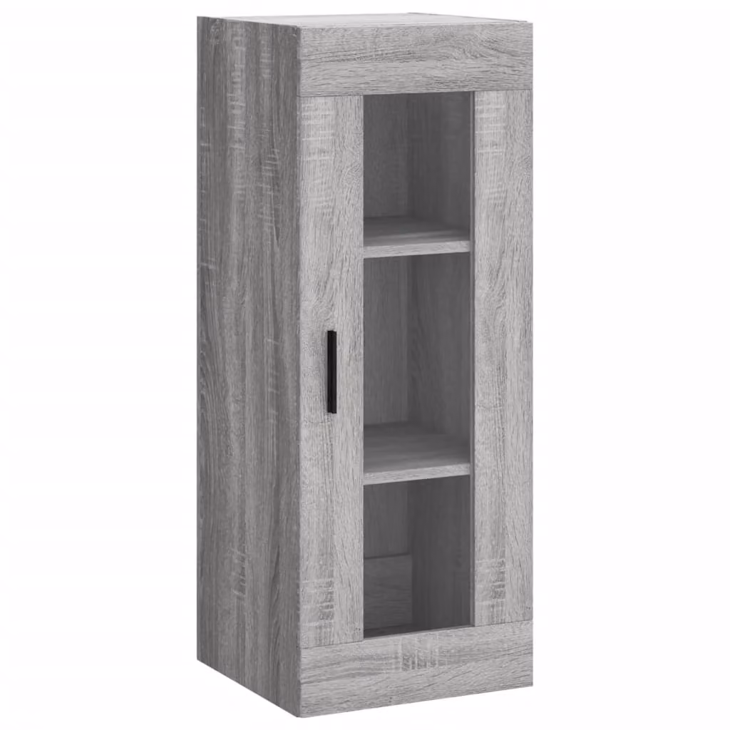 Mobile a Parete Grigio Sonoma 34,5x34x90 cm