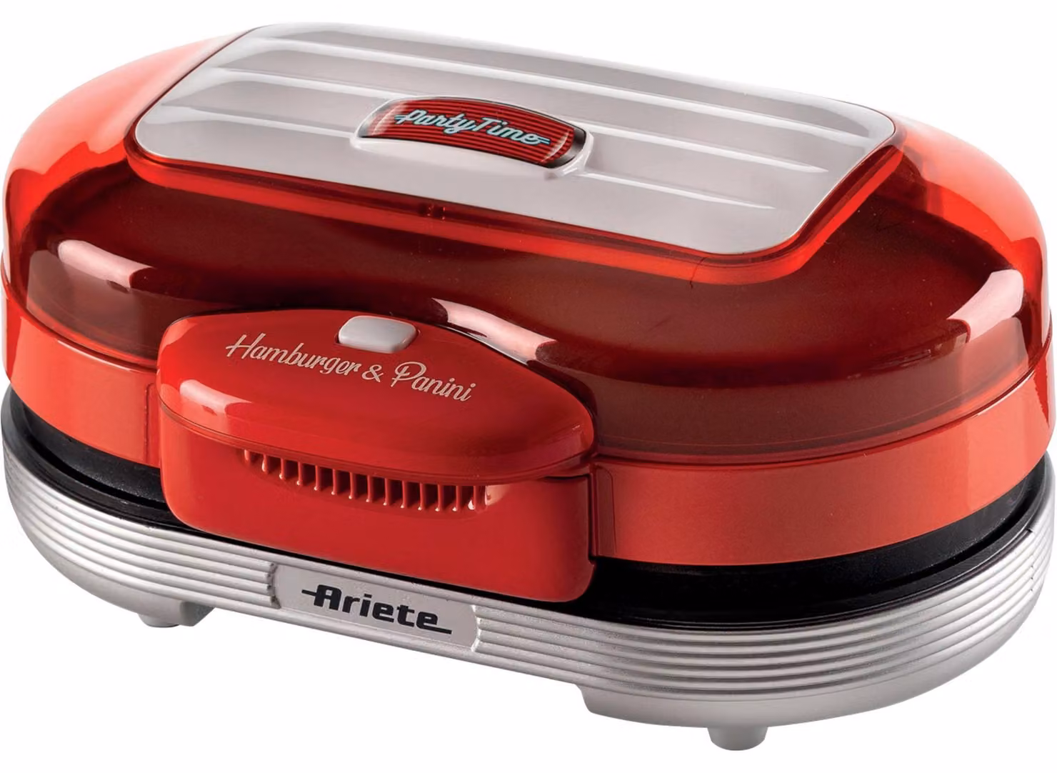Macchina per hamburger rossa da 1200 w Ariete 00C020500AR0
