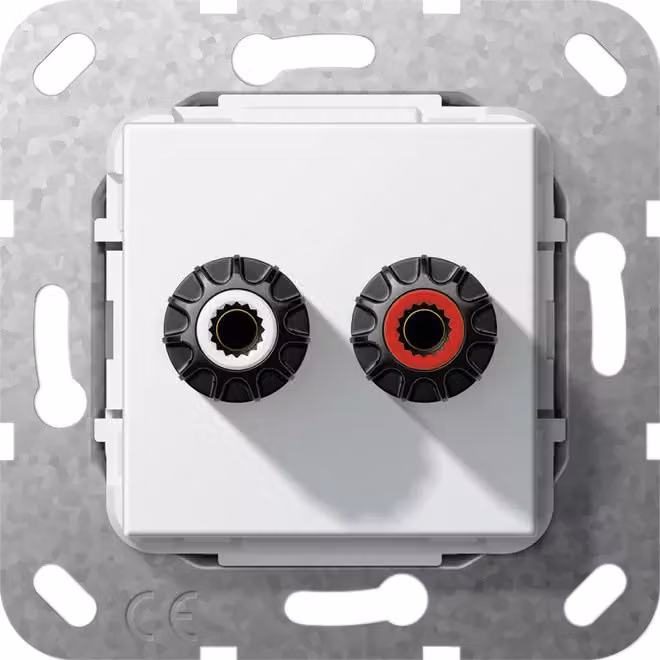 Gira 566603 WBT 0708 Cu nextgen Inserto per collegamento a vite, bianco puro