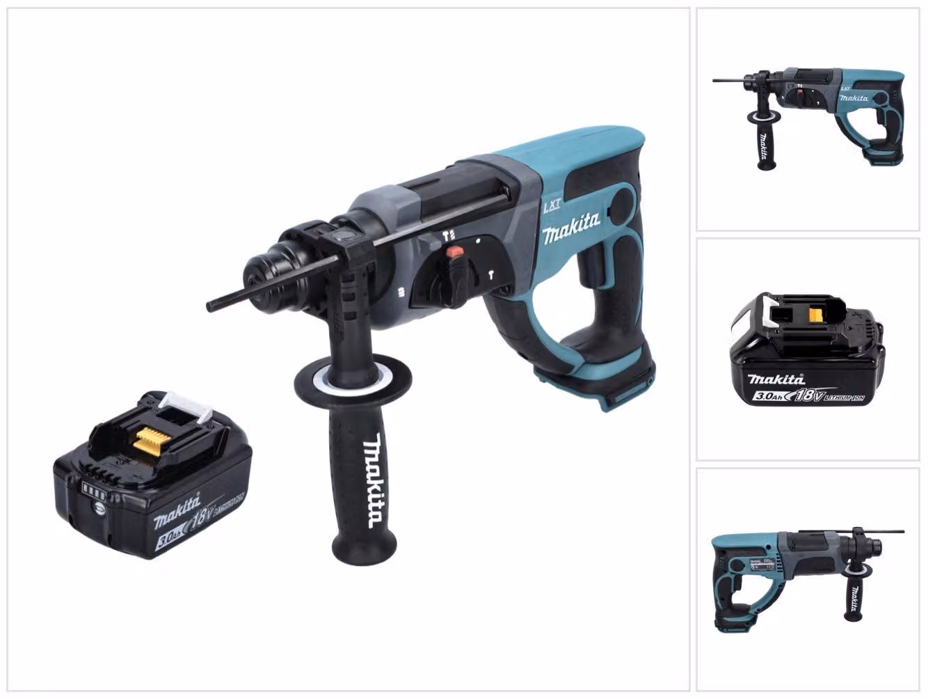 Makita DHR 202 18V Tassellatore a batteria+ 1x Batteria BL1830 3,0 Ah