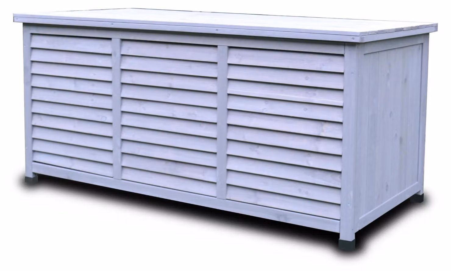 Cassa in legno da 300 litri per attrezzi da giardino