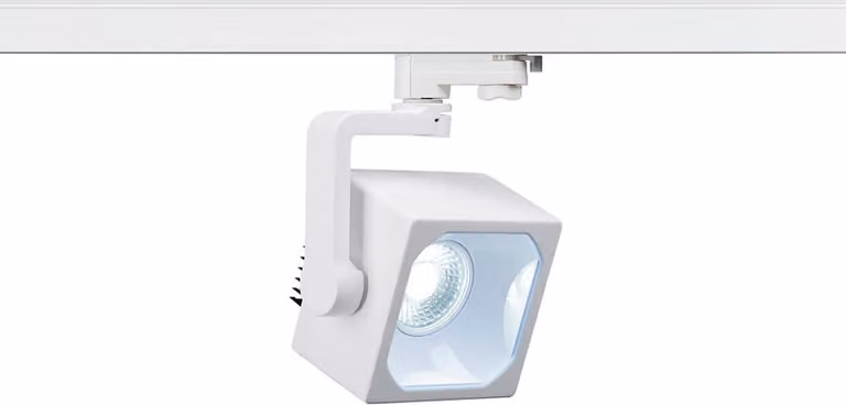 SLV Euro Cube LED Spot 60° incl. adattatore 3P. 3000K CRI90 Bianco