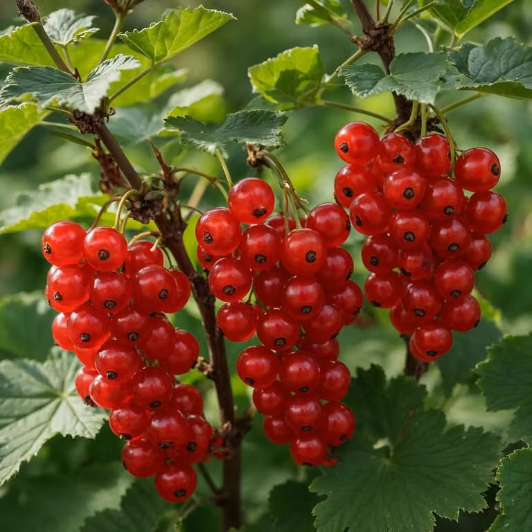 Ribes nero Rondom - 2 piante - Resistente al freddo e perenne - Autentiche piante da frutto provenienti dall'Olanda - senza semi, senza bulbi, non geneticamente modificato