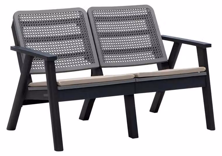 Stilvolle Gartenbank Designer Terrassenbank Luxuriöse Gartenmöbel