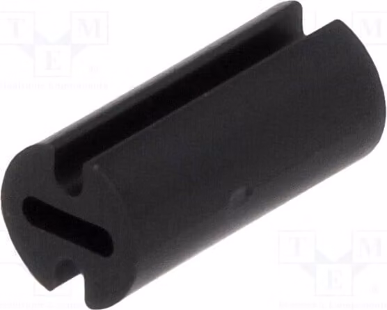 50 distanziatori, lunghezza: 9,5 mm, diametro LED: 3 mm, diametro esterno: 4,5 mm, LED nero, modello FIX-LEDH-9.5, distanziatore