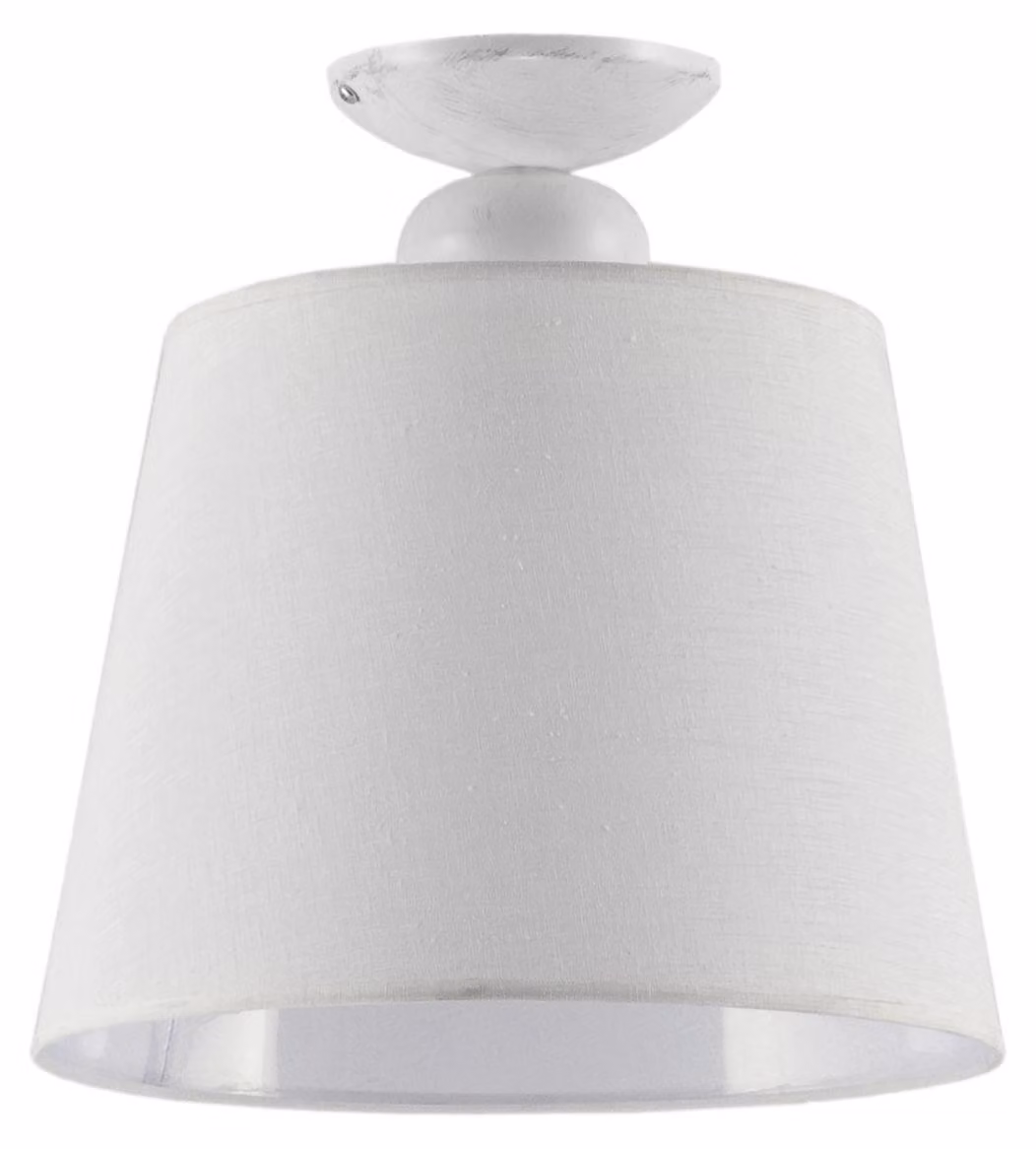 Lampada a sospensione KAMELIA bianca 1xE27x40W in tessuto, dimensioni: 41x38x38 cm, IP20, Jupiter