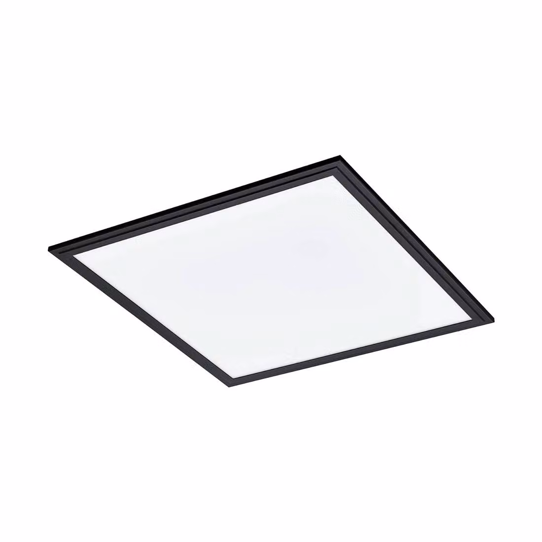 Plafoniera Moderna Salobrena 1 Alluminio Nero Luce Led Integrato 21,5W