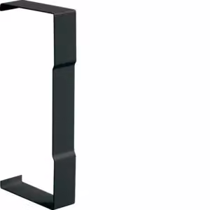 Rivestimento tagliato in lamiera d'acciaio per BR 65x170 mm, parte superiore 80 mm, nero grafite