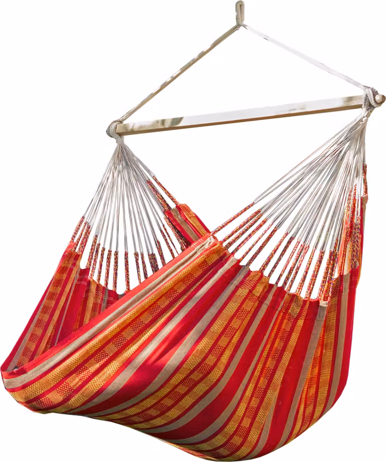Sedia sospesa Potenza 180x140cm Sedia sospesa Pereira XL, seduta sospesa fino a 160 kg Realizzata a mano in cotone Sedia a dondolo amaca