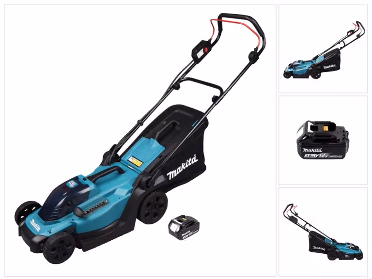 Rasaerba a batteria Makita DLM 330 F1 18 V 33 cm 30 l + 1x batteria 3,0 Ah - senza caricabatterie