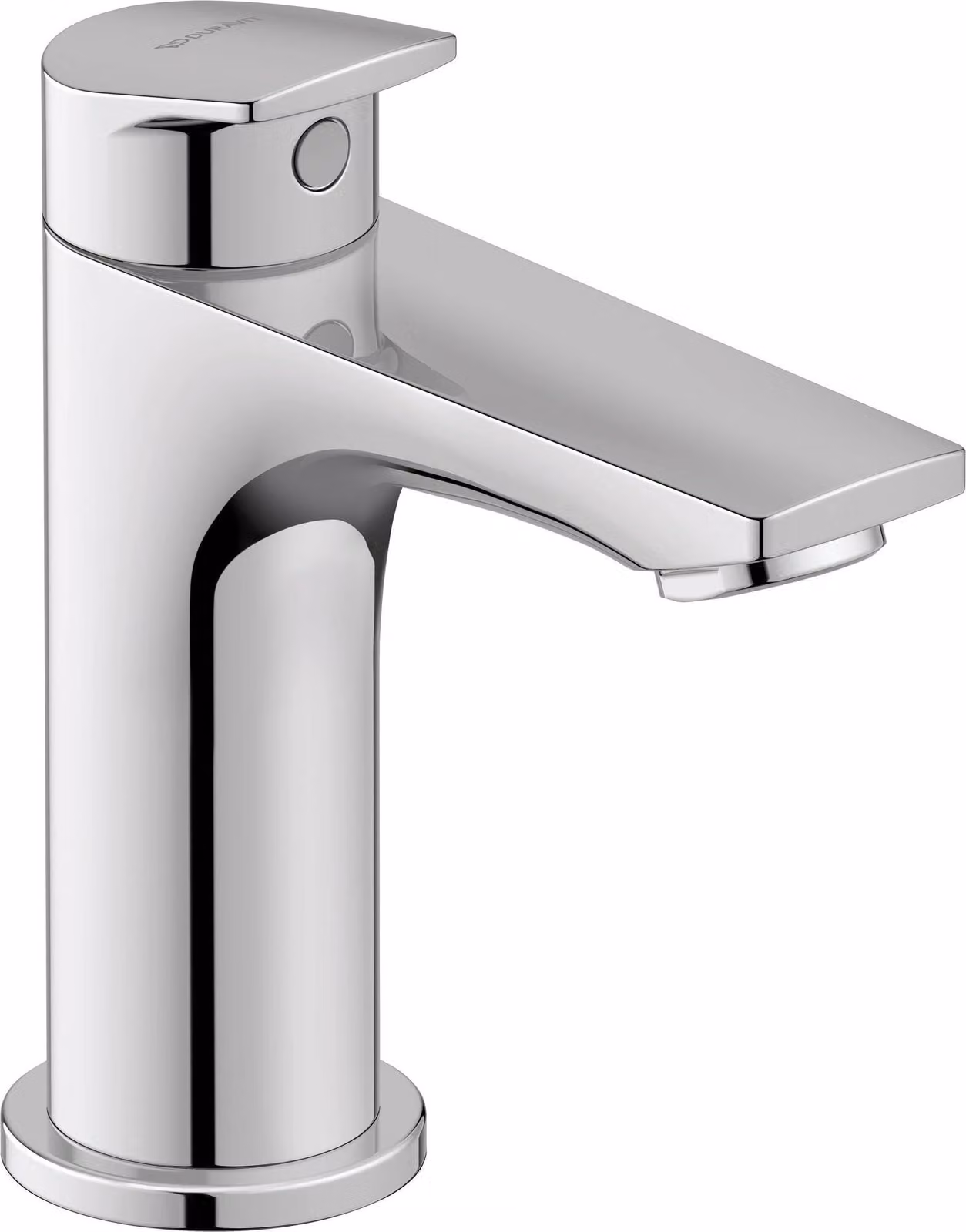 Miscelatore per lavabo, solo acqua fredda, sporgenza di 90 mm, cromato, monoblocco
