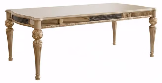 Elegante tavolo da pranzo in stile classico per sale da pranzo di classe