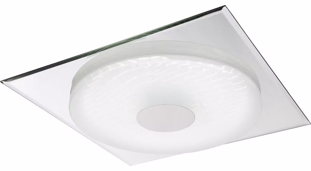 Plafoniera LED, telecomando, dimmerabile, effetto 3D, L 45 cm