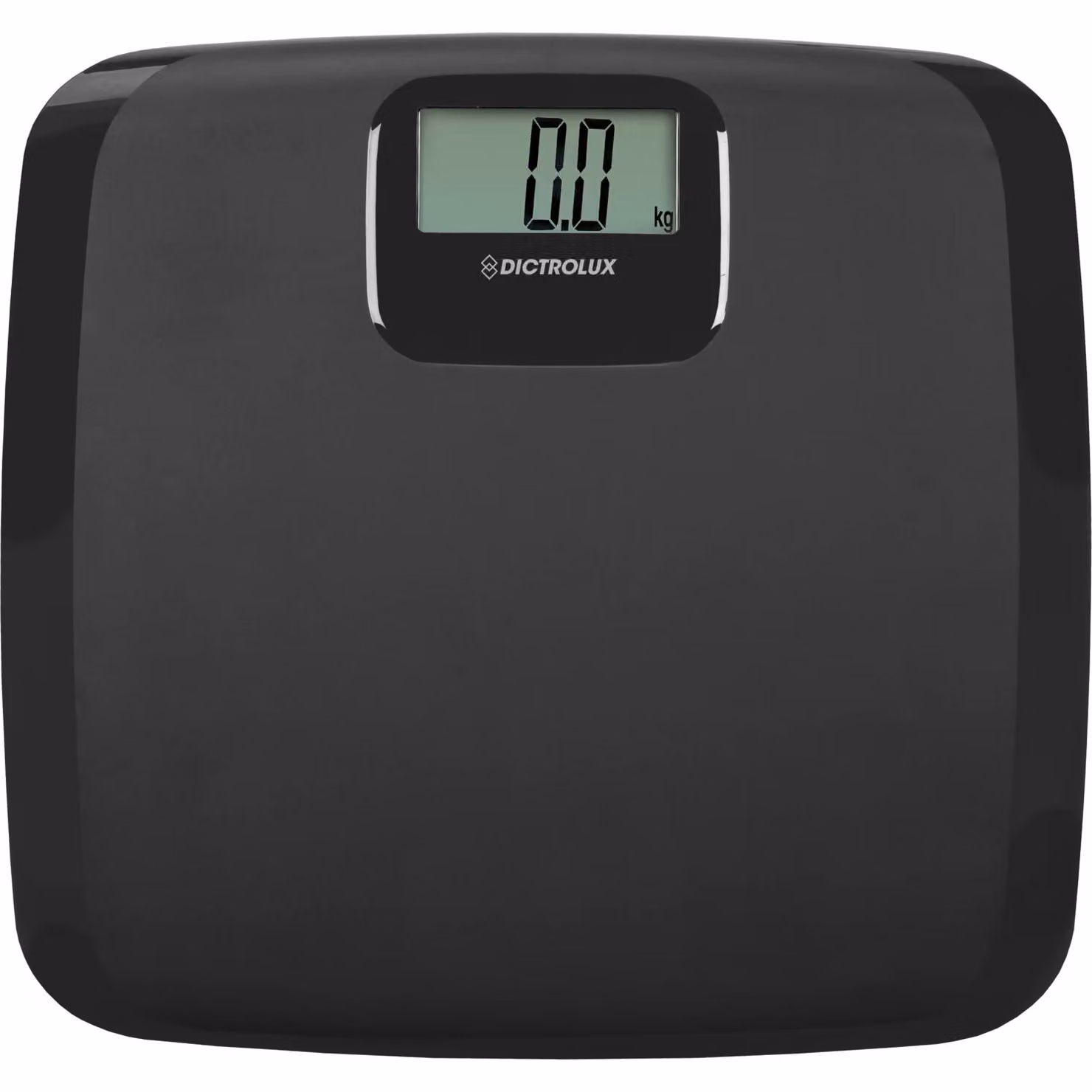 Bilancia Pesapersone Digitale Dictrolux in Vetro Nero con Display Digitale e Funzione di Conversione Unità, Capacità 180 kg – 1