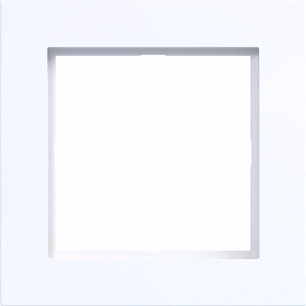 Hager, cornice a 1 posto, serie A.1, bianco lucido