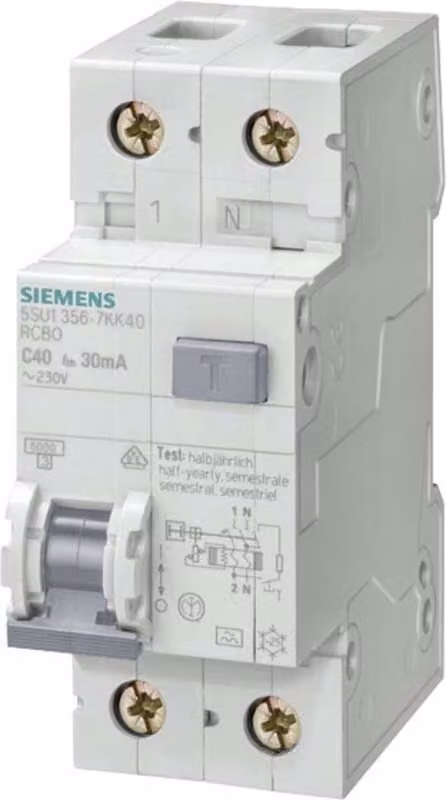 Interruttore differenziale Siemens unipolare 16 A 230 V 5SU1656-6KK16 (5SU1656-6KK16)