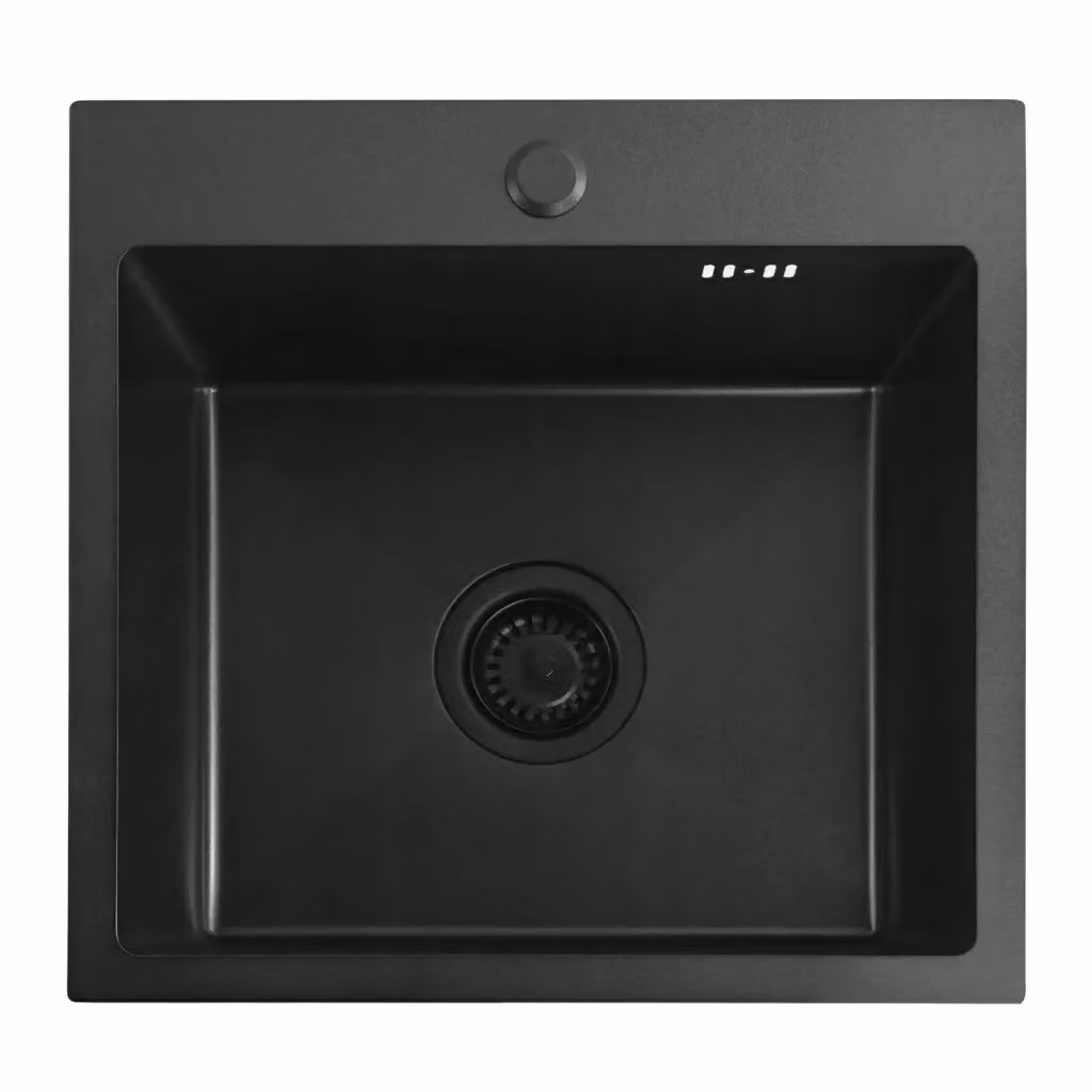 Lavello da cucina in acciaio Leo 40 Rea colore Black senza rubinetto – 2